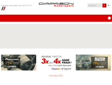 Tablet Screenshot of diapason-motorsport.com